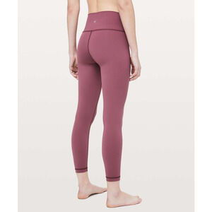 Lululemon Wunder Under High-Rise Full-On Luxtreme 25" 7/8 Tight Misty Merlot 8